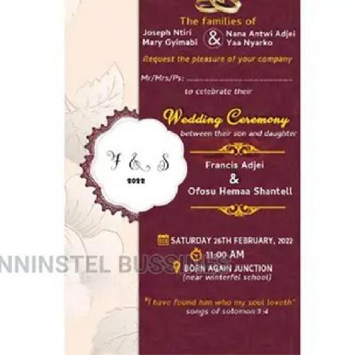 ENNINSTEL - Wedding/Invitation Card Design Printing