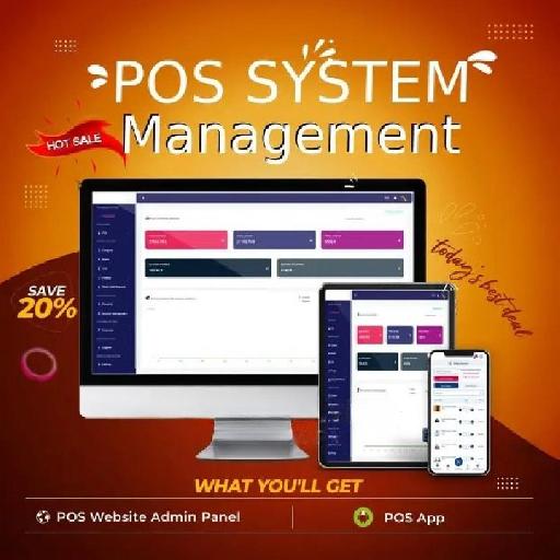 P-Tech - POS System - Management Website With Admin Panel + App