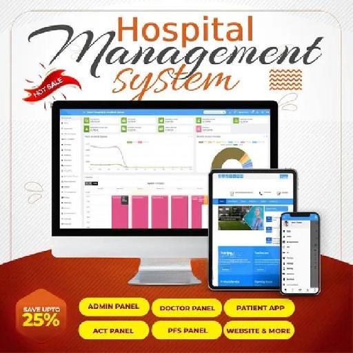 P-Tech - Advance Hospital Management Website With Admin Panel + App