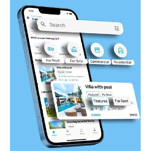 HilaxMedia - Real Estate Mobile App Development For Android / IOS Phones